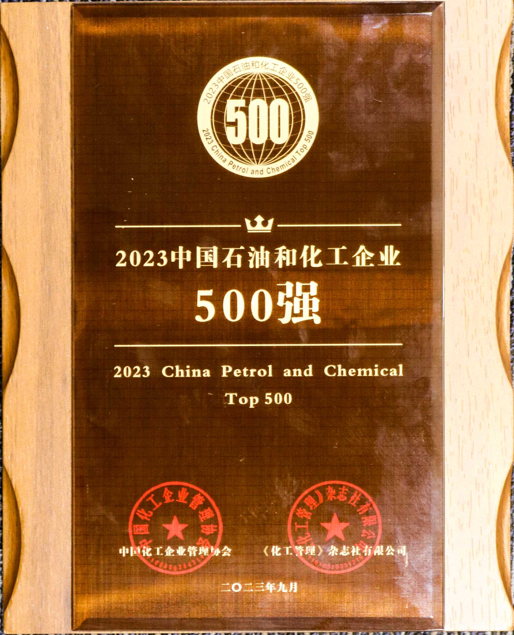 中國(guó)石油和化工企業(yè)500強(qiáng)