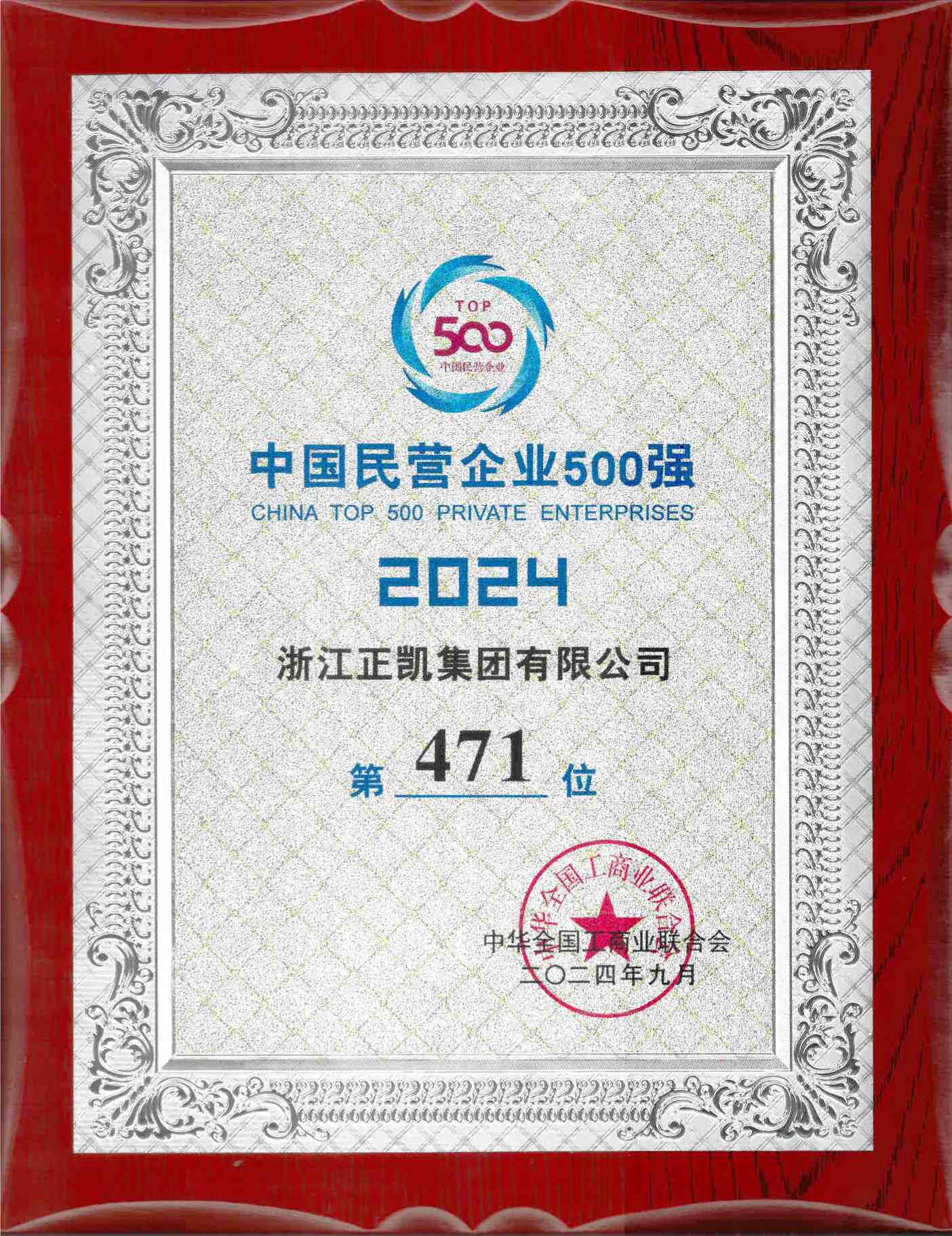 2024年中國(guó)民營(yíng)企業(yè)500強(qiáng)